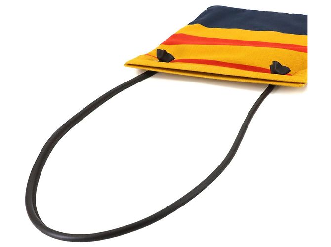 Hermès Borsa a tracolla Hermes Sac Aline MM Blu Arancione Giallo - vista 4