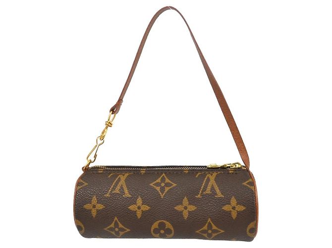 Louis Vuitton Papillon Pochette Monogram Canvas Mini Marrone - vista 2