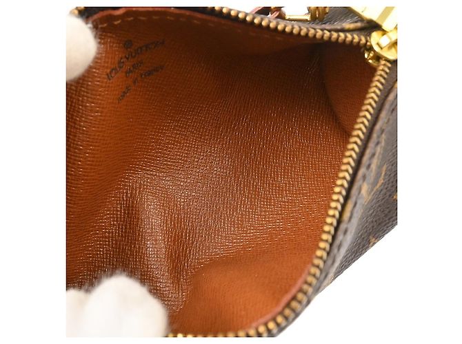 Louis Vuitton Papillon Pochette Monogram Canvas Mini Marrone - vista 3