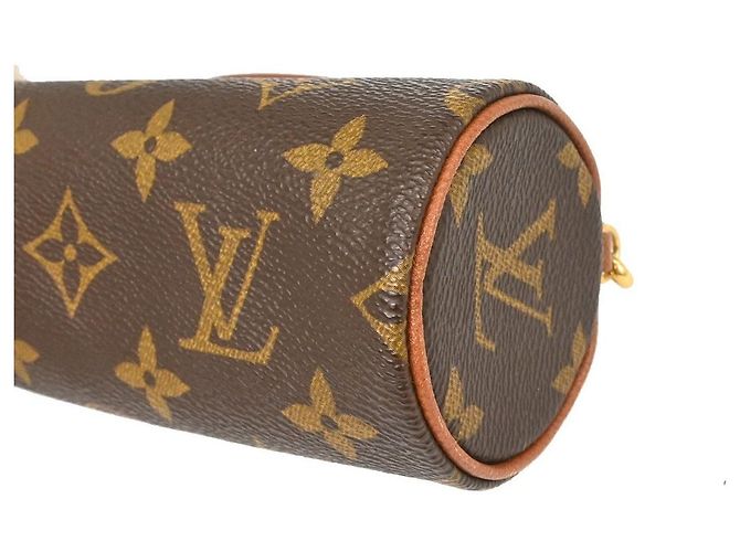 Louis Vuitton Papillon Pochette Monogram Canvas Mini Marrone - vista 5
