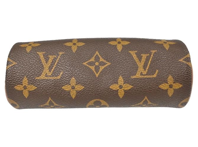 Louis Vuitton Papillon Pochette Monogram Canvas Mini Marrone - vista 6