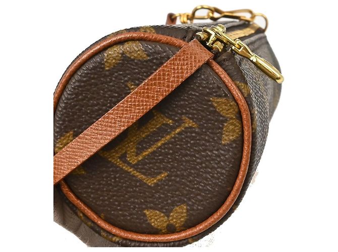 Louis Vuitton Papillon Pochette Monogram Canvas Mini Marrone - vista 7