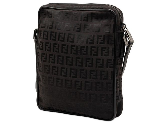 Borsa a tracolla Fendi Zucchino Nero - vista 2