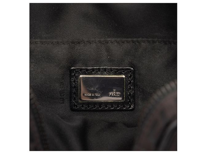 Borsa a tracolla Fendi Zucchino Nero - vista 5
