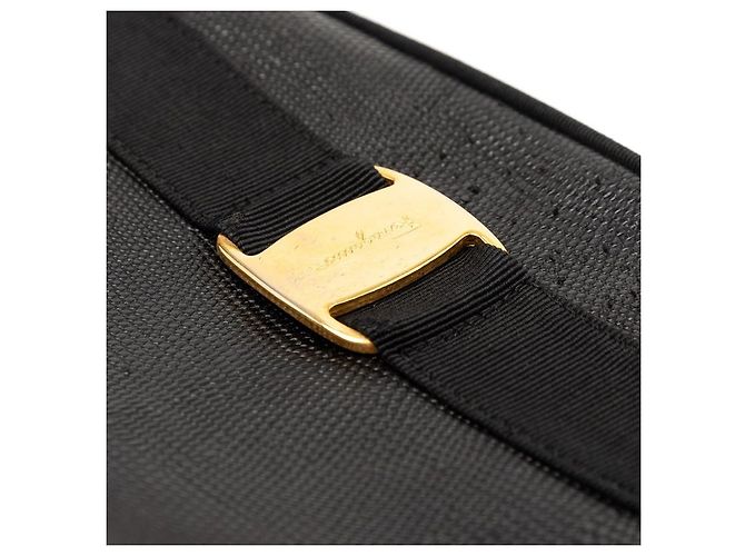 Borsa a Spalla Vara Salvatore Ferragamo Nero - vista 5