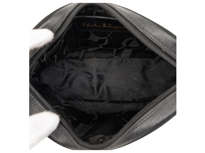 Borsa a Spalla Vara Salvatore Ferragamo Nero - vista 6