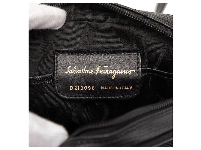 Borsa a Spalla Vara Salvatore Ferragamo Nero - vista 7