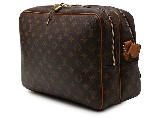 Borsa a tracolla Louis Vuitton Monogram Reporter GM Marrone - vista 2