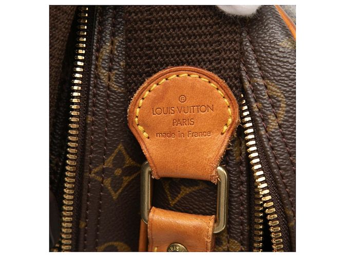 Borsa a tracolla Louis Vuitton Monogram Reporter GM Marrone - vista 5