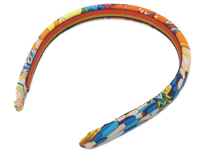 Hermès Hermes FANTAISIE BOTANIQUE Elsa 221007G Cerchiet Arancione - vista 2
