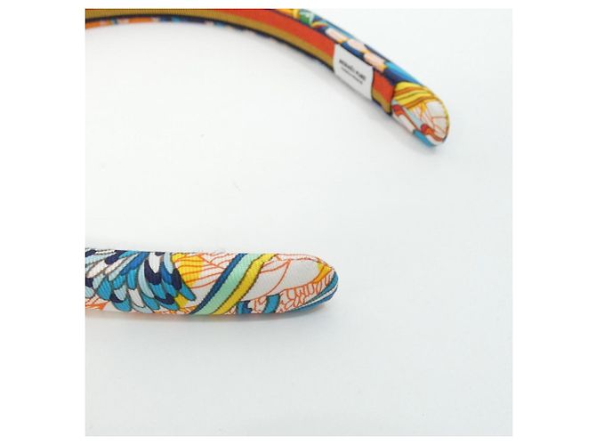 Hermès Hermes FANTAISIE BOTANIQUE Elsa 221007G Cerchiet Arancione - vista 4