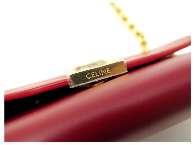 Céline NOVA MINI BOLSA DE MÃO CELINE POCHETTE TELEFONE C 10C543BLJ.27ED BOLSA DE COURO Vermelho - vista 6