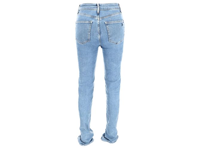 Jeans long The Attico em denim azul claro - vista 3