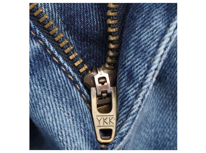 Jeans long The Attico em denim azul claro - vista 8