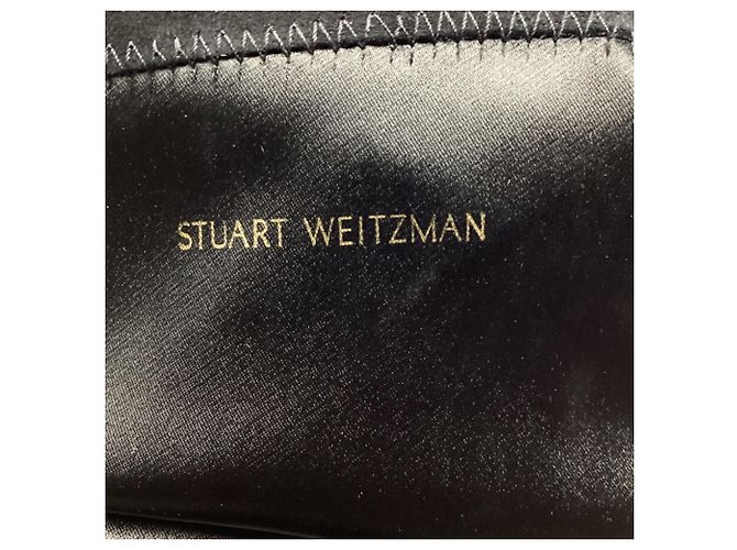Stuart Weitzman Lowland Bold Boots in Black Suede - view 6