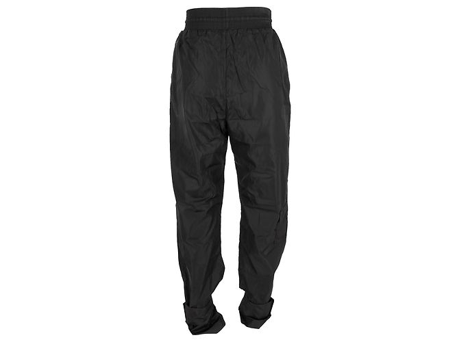 Off White Off-White Ankle Strap Drawstring Track Pants in Black Polyamide - view 3