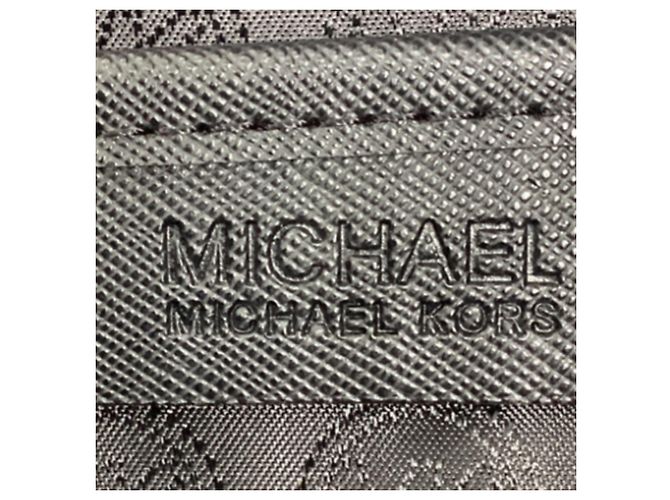 Bolso tote de viaje pequeño Michael Kors en cuero Saffiano negro Multicolor - vista 9