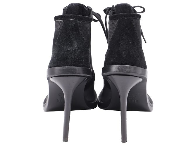 Sandali in mesh Versus Versace in scamosciato nero - vista 5