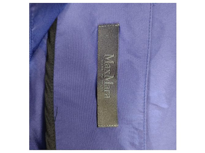 Max Mara Minikleid in Blau aus Polyester Marineblau - Ansicht 4
