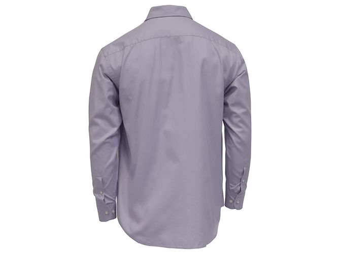 Camicia con bottoni Armani Collezioni in cotone viola Porpora - vista 4