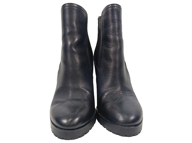 Stivaletti Chelsea con zeppa Thea di Michael Kors in pelle nera Nero - vista 2