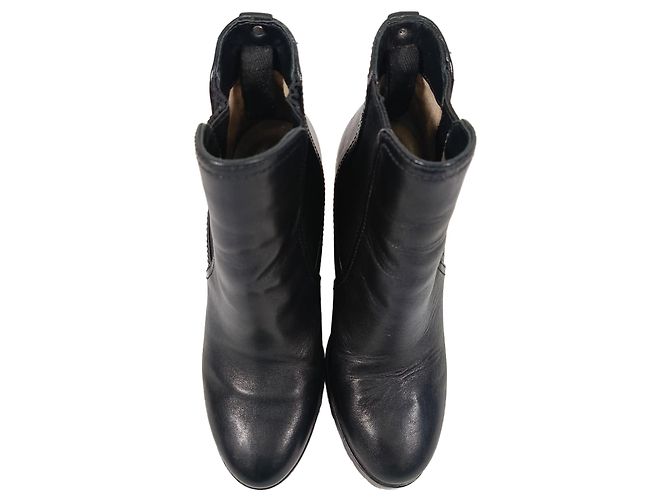 Stivaletti Chelsea con zeppa Thea di Michael Kors in pelle nera Nero - vista 6