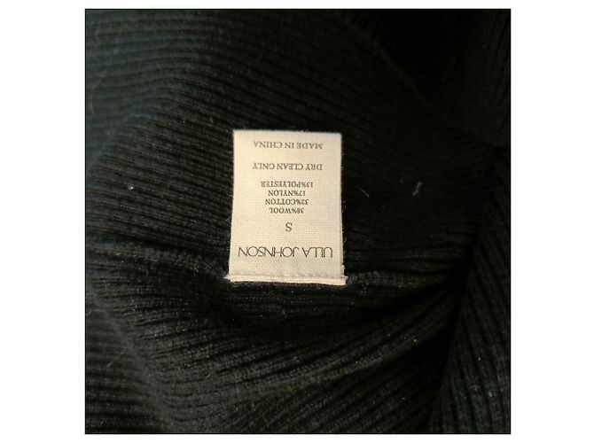 Ulla Johnson Sabrina Pullover in Black Wool - view 5