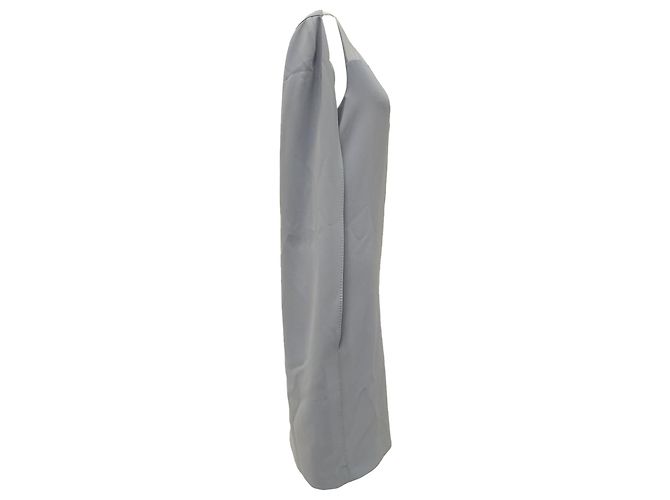 Abito shift cape Sospiro in triacetato azzurro Max Mara Grigio - vista 2