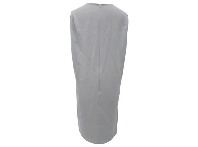Abito shift cape Sospiro in triacetato azzurro Max Mara Grigio - vista 3