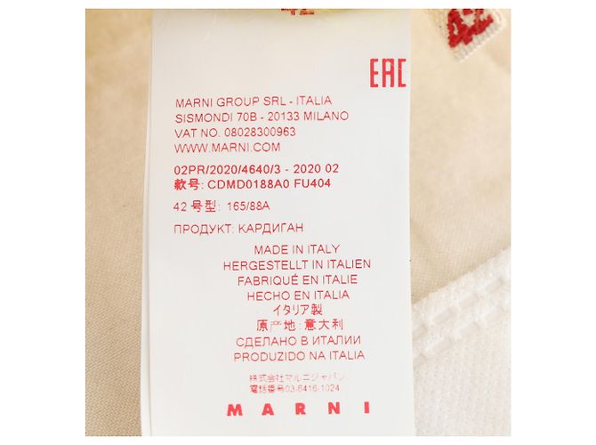 Marni Strickjacke aus gelber Mohairwolle - Ansicht 5