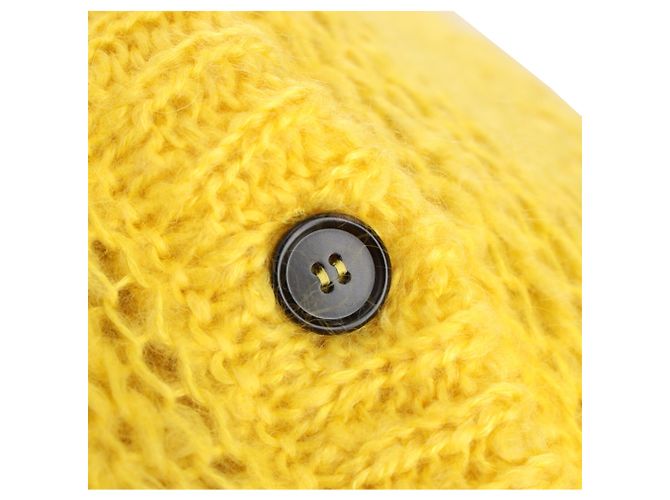 Marni Strickjacke aus gelber Mohairwolle - Ansicht 8