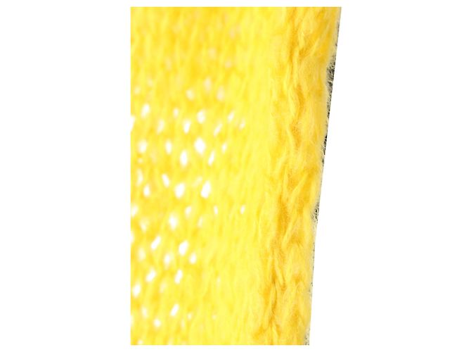 Marni Strickjacke aus gelber Mohairwolle - Ansicht 9