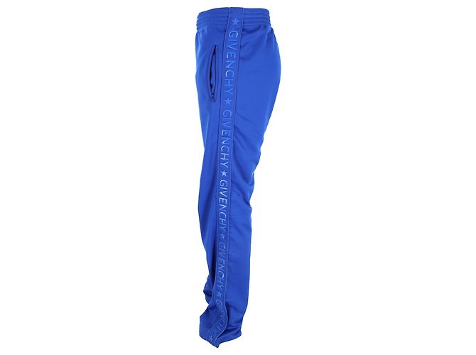 Givenchy Logo Tape Detailed Trainingshose in Blau, Polyester - Ansicht 2