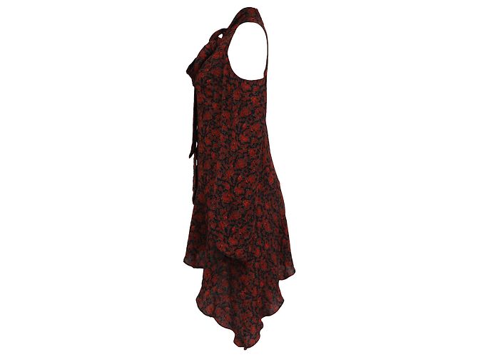 Magda Butrym Haifa Cut Out Mini Dress in Multicolor Silk Multiple colors - view 7