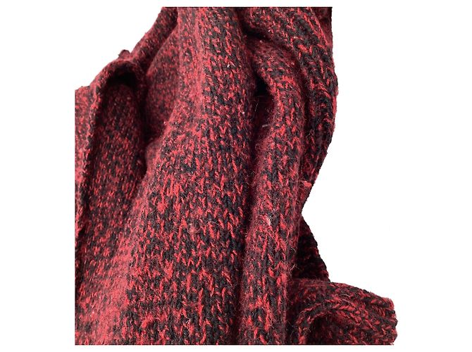 Burberry Brit Rollkragenpullover aus roter Wolle Bordeaux - Ansicht 6