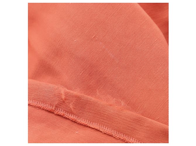 Theory Crossback Midi-Kleid in Orange aus Polyamid Koralle - Ansicht 7
