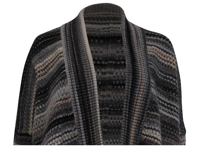 Zadig & Voltaire Tanya Strickjacke mit offenem Front aus mehrfarbiger Wolle Mehrfarben - Ansicht 2