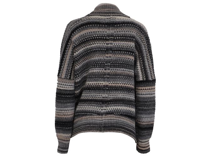 Zadig & Voltaire Tanya Strickjacke mit offenem Front aus mehrfarbiger Wolle Mehrfarben - Ansicht 4