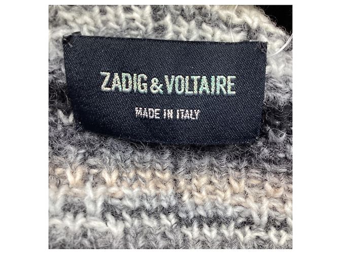 Zadig & Voltaire Tanya Strickjacke mit offenem Front aus mehrfarbiger Wolle Mehrfarben - Ansicht 5