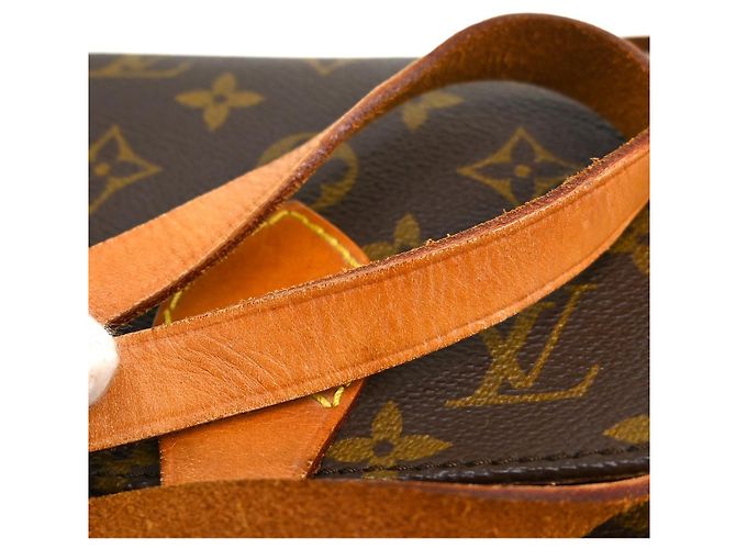 Borsa Louis Vuitton Cartouchiere Monogram Canvas PM Marrone - vista 4