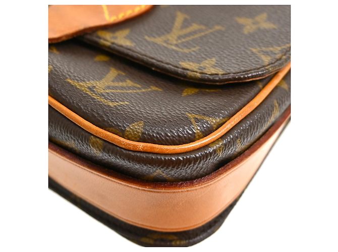 Borsa Louis Vuitton Cartouchiere Monogram Canvas PM Marrone - vista 5