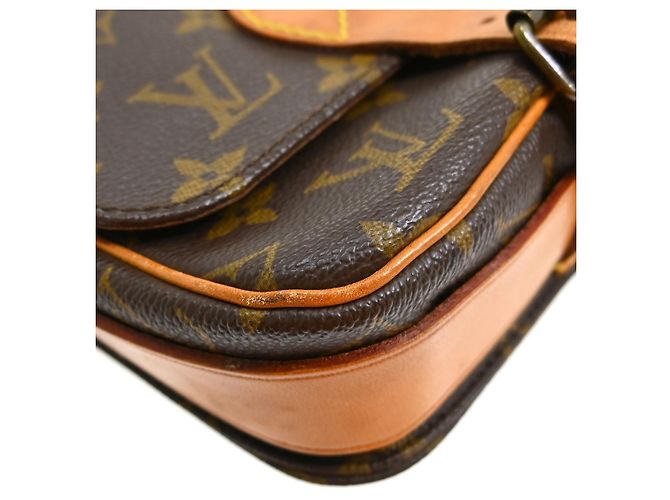 Borsa Louis Vuitton Cartouchiere Monogram Canvas PM Marrone - vista 6