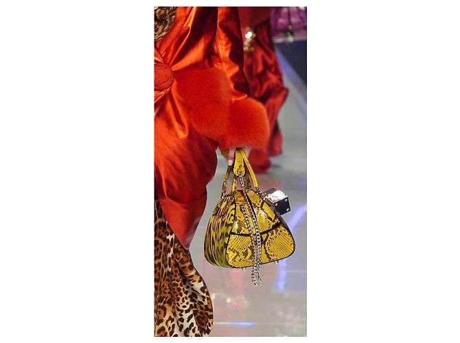 Rara borsa bowling Christian Dior Dice Gambler in scamosciato e pitone bordeaux Medium 2004 F/W Marrone Bordò Silver hardware - vista 4