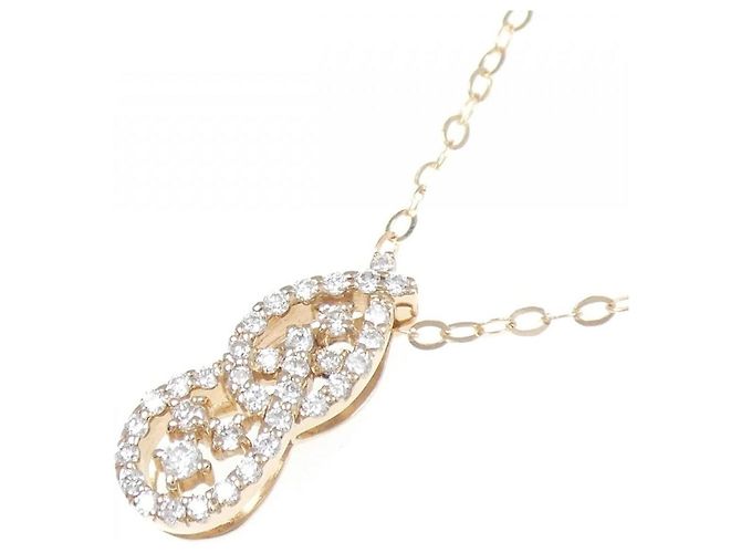 Autre Marque Collana con Diamanti Au750 Rosa - vista 3