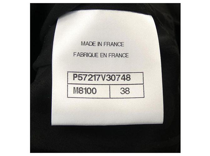 Timeless Chaqueta Chanel sin cuello Negro - vista 4