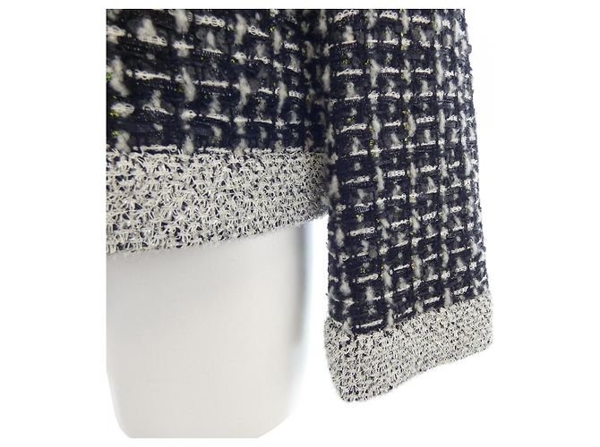 Timeless Chaqueta Chanel sin cuello Negro - vista 7