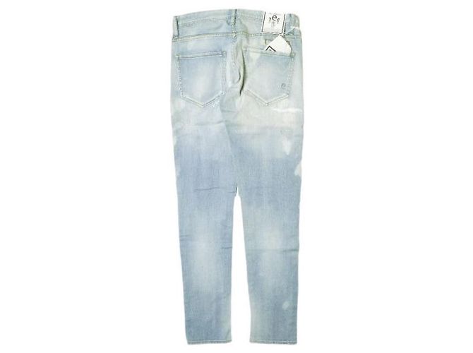 Autre Marque e JEANS SEA HORSE BOY'S TAPERED Slim Jeans aus Baumwolle Blau - Ansicht 2