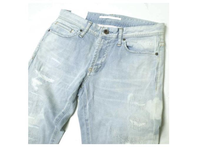 Autre Marque e JEANS SEA HORSE BOY'S TAPERED Slim Jeans aus Baumwolle Blau - Ansicht 5
