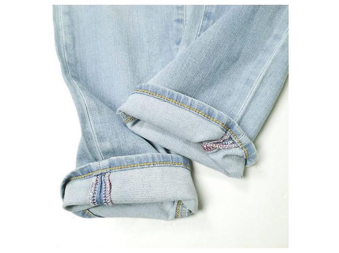 Autre Marque e JEANS SEA HORSE BOY'S TAPERED Slim Jeans aus Baumwolle Blau - Ansicht 9