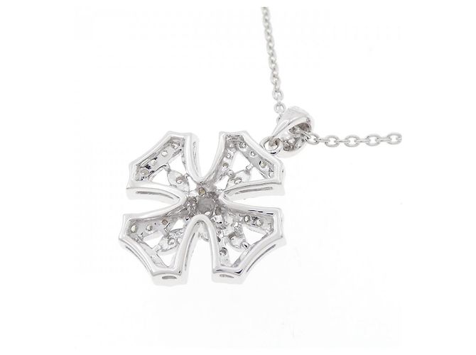 Autre Marque Collana in oro bianco Au750 e diamanti Argento - vista 4